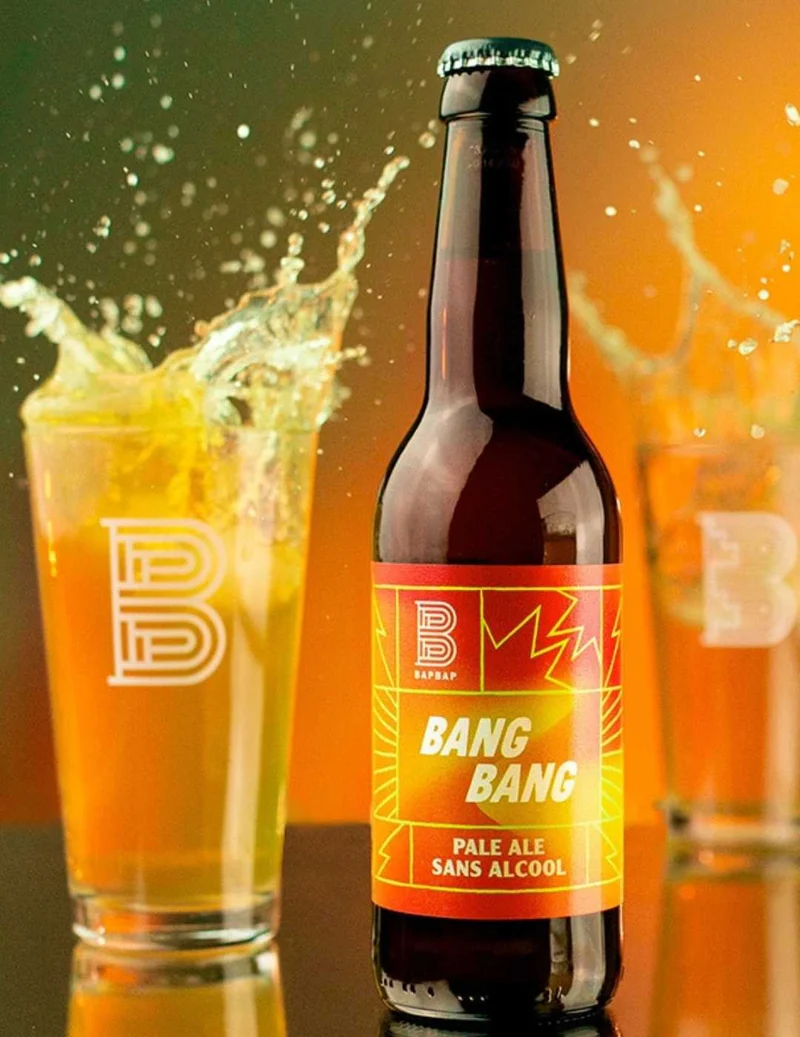 Bière BapBap BANG BANG Pale Ale sans alcool 0,3%