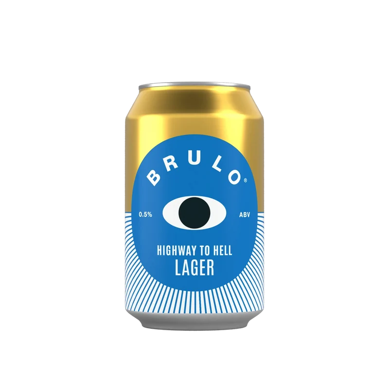 Bière Brulo Highway To Hell Lager sans alcool 0.5%