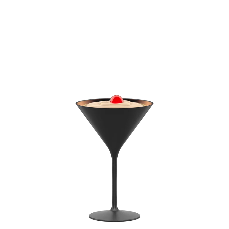 Cocktailschale Schwarz/Bronze Elements 6er Set