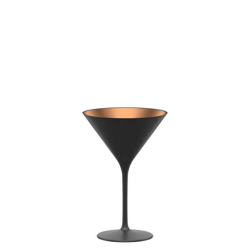 Cocktailschale Schwarz/Bronze Elements 6er Set