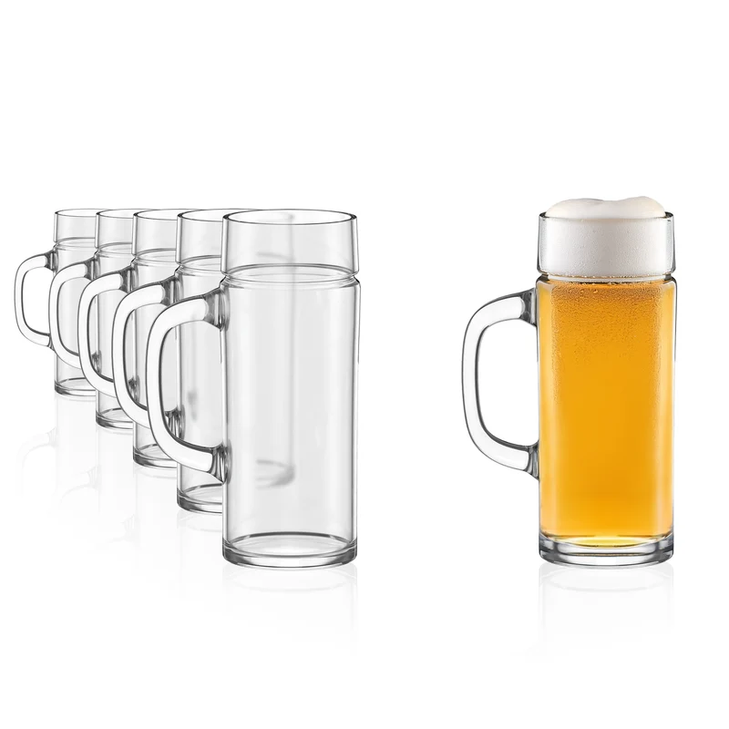 Bierkrug 0,5 l Light Mug 6er Set