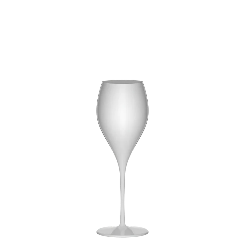 Champagnerglas matt-weiß Prestige 6er Set