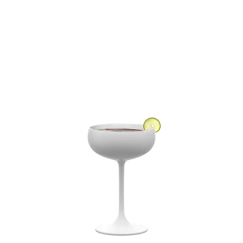 Sektschale Weiß/Silber Elements 6er Set