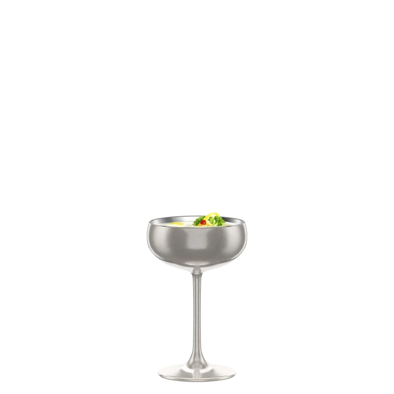 Sektschale Silber Elements 6er Set