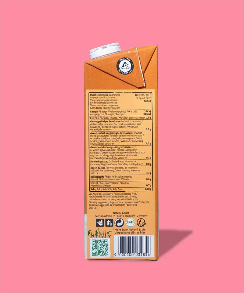 Bio Pflanzendrinks