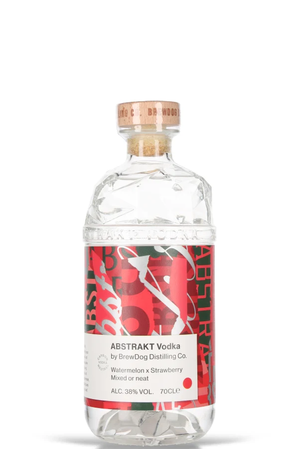 BrewDog Distilling Abstrakt Watermelon & Strawberry Vodka 38% vol. 0.7l