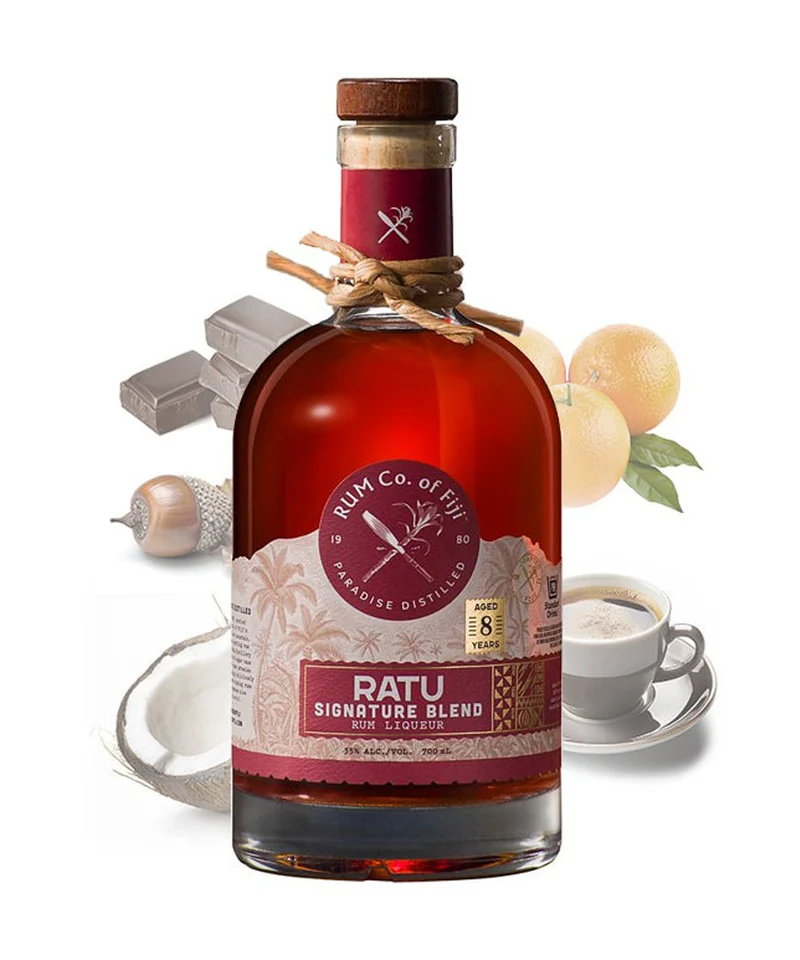 RATU Fijian Premium Rum Liqueur 8 Jahre