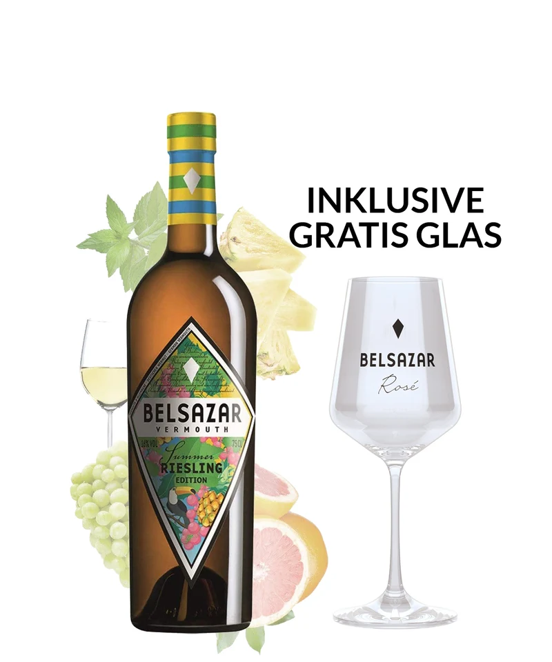 Belsazar Riesling Summer Edition inklusive Glas