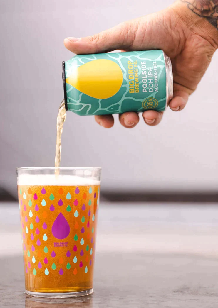 Bière Big Drop Poolside DDH IPA 0,5% sans alcool