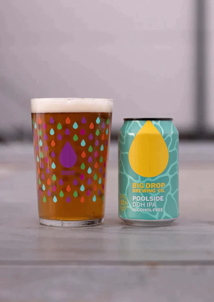 Bière Big Drop Poolside DDH IPA 0,5% sans alcool