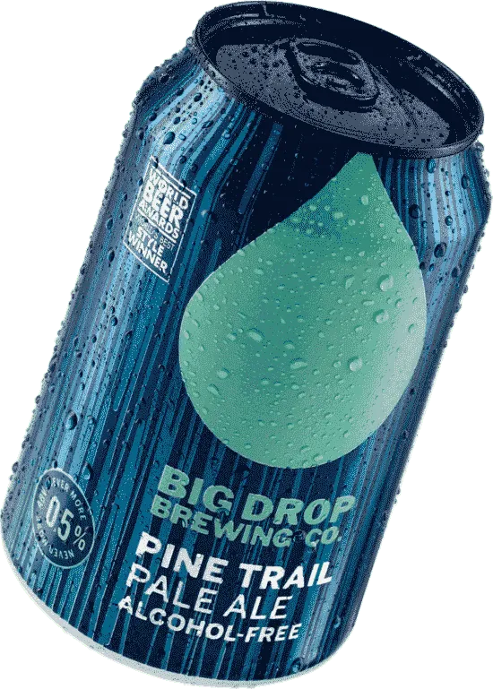 Bière Big Drop Pine Trail Pale Ale 0,5% sans alcool