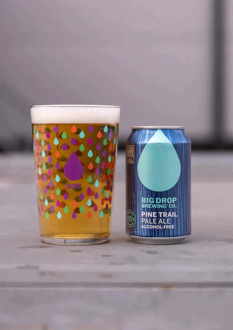 Bière Big Drop Pine Trail Pale Ale 0,5% sans alcool