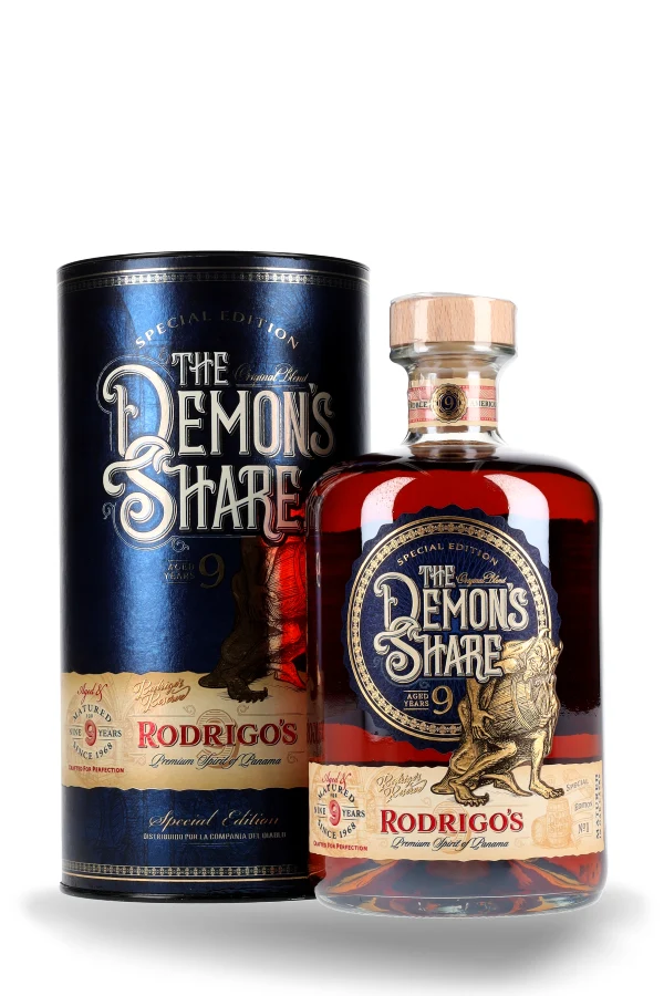 THE DEMON´S SHARE 9 Years Old - Rodrigo's Reserve 40% vol. 0.7l