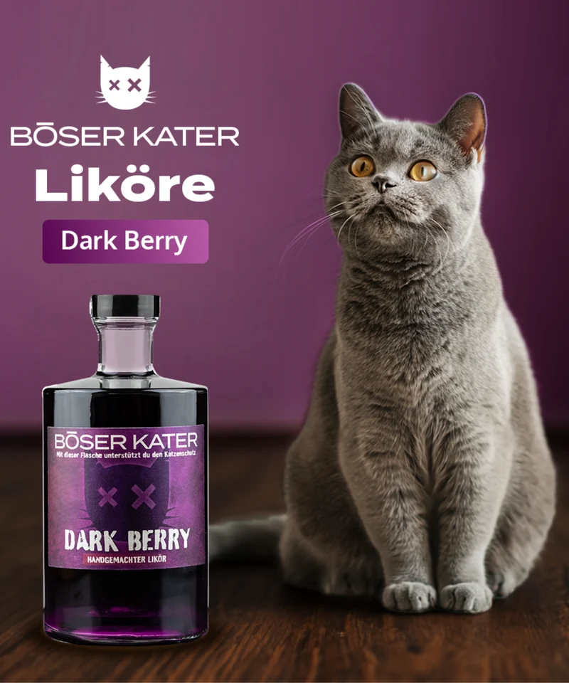Böser Kater Dark Berry Likör