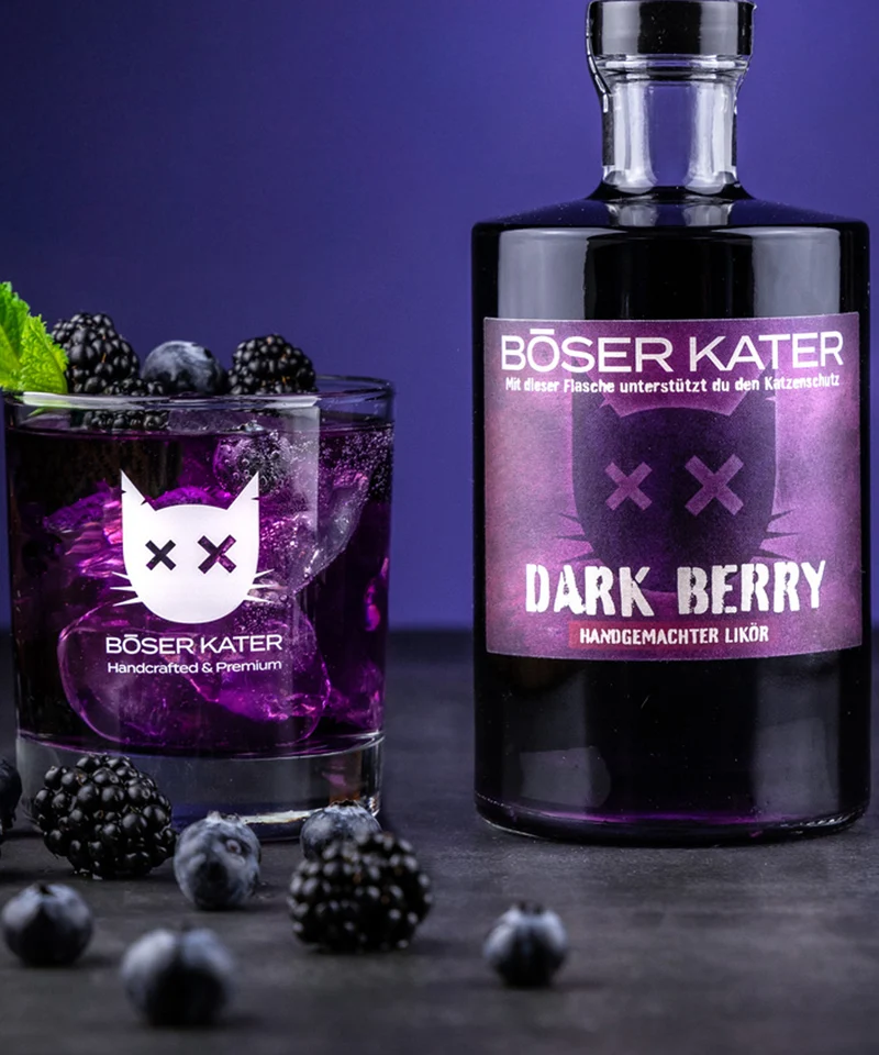 Böser Kater Dark Berry Likör