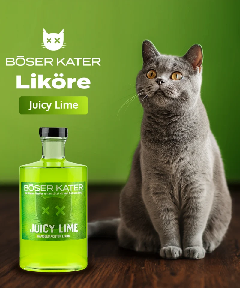 Böser Kater Juicy Lime Likör