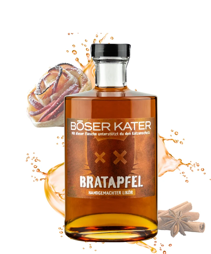 Böser Kater Bratapfel Likör