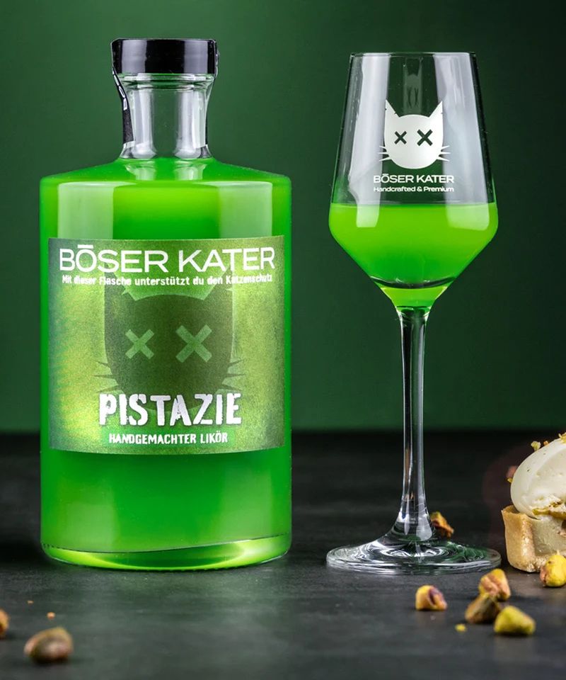 Böser Kater Pistazien Likör