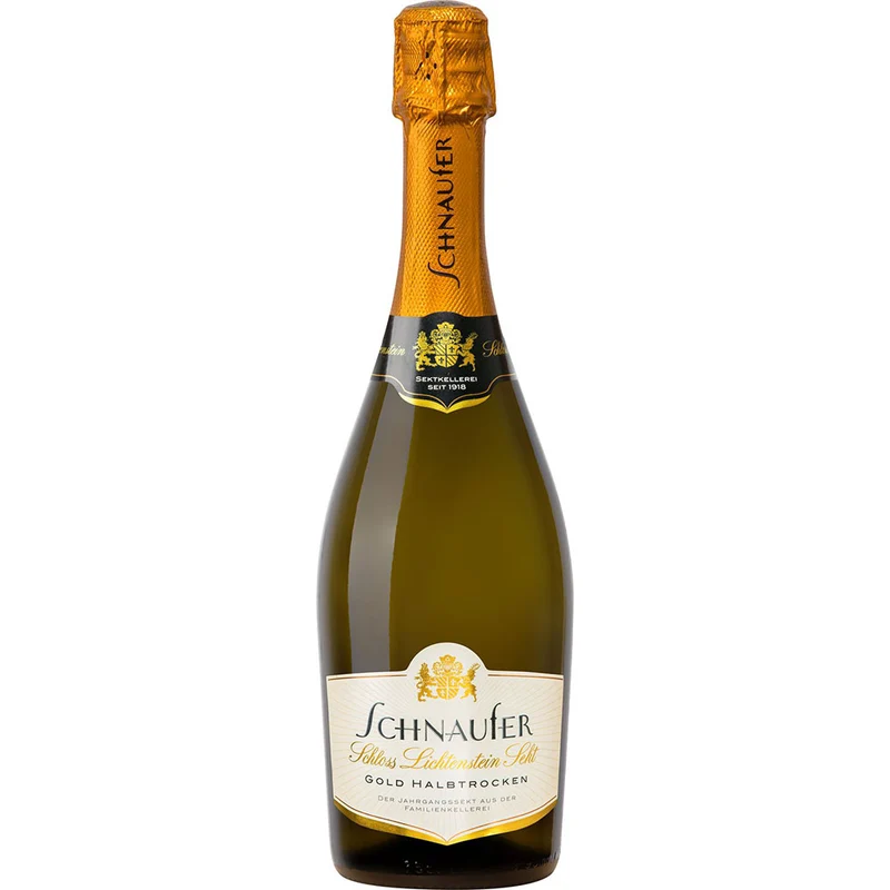 Schloss Lichtenstein Sekt Gold halbtrocken 0,75 Liter