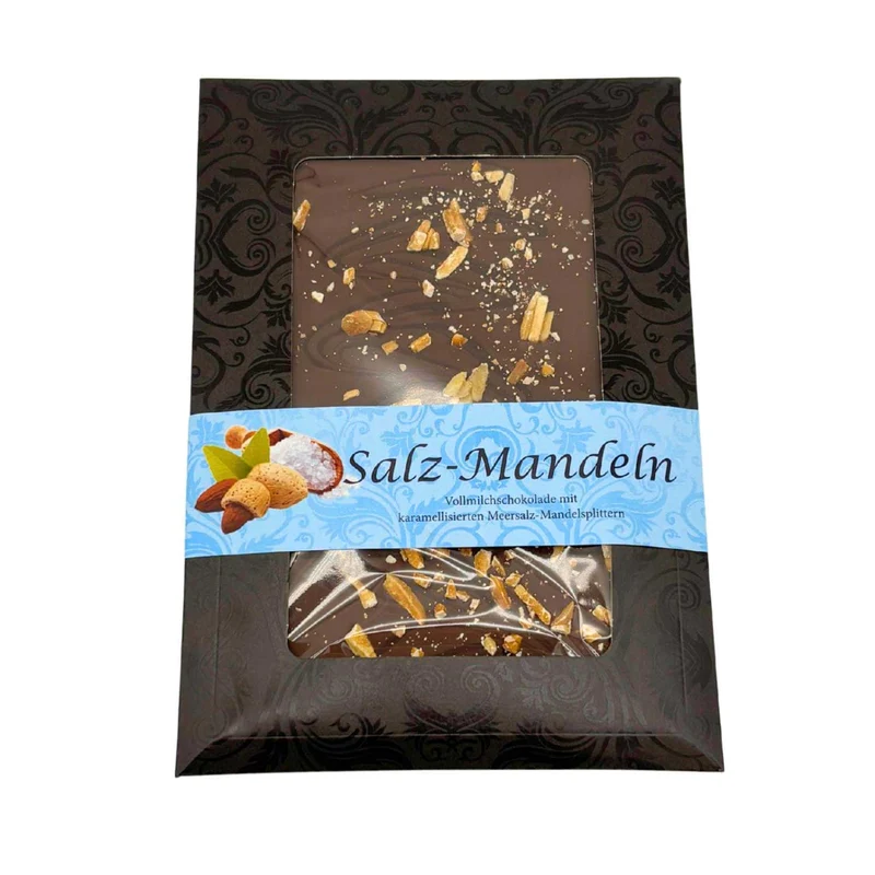 Fritz Kunder Design Tafelschokolade Salz Mandel 125g