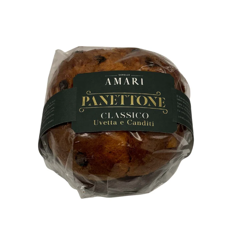 Panettone Amari classico mit Rosinen und kandierten Orangen 500g
