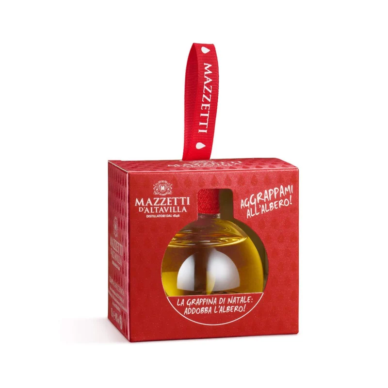 Mazzetti Pallina Albero Grappa Invecchiata 40% 0,1L