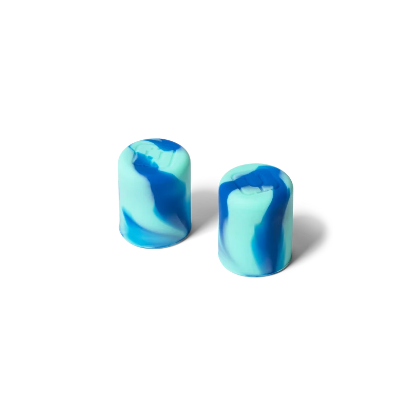 Magnetic Straw Cover | Ocean Swirl | 2-Pack
