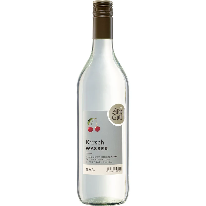 Alde Gott Schwarzwälder Kirschwasser 40% 1 Liter