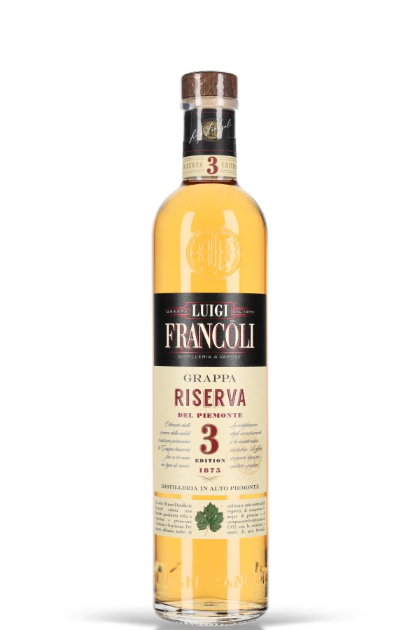 Luigi Francoli Grappa Del Piemonte Riserva 3Y 41.5% vol. 0.7l