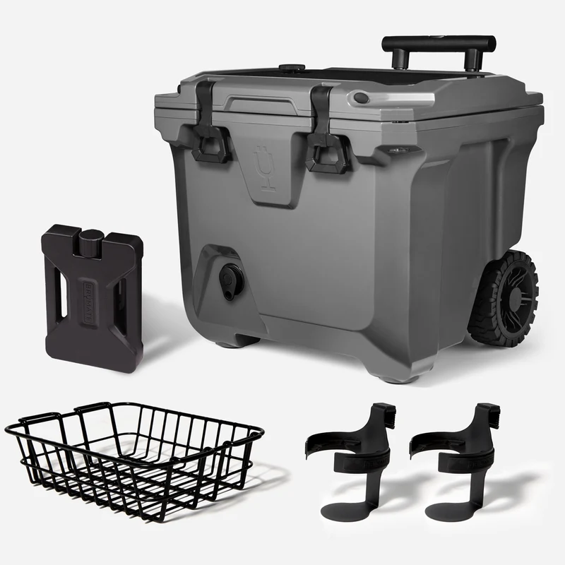 BrüTank 35-Quart Ultimate Day Trip Cooler Bundle | Charcoal