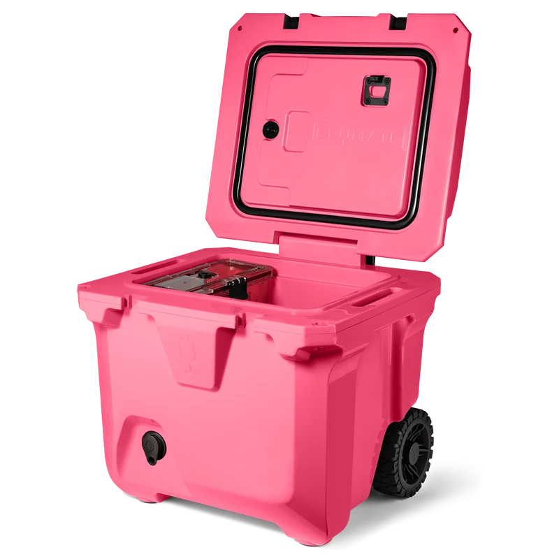 BrüTank 35-Quart Ultimate Day Trip Cooler Bundle | Neon Pink