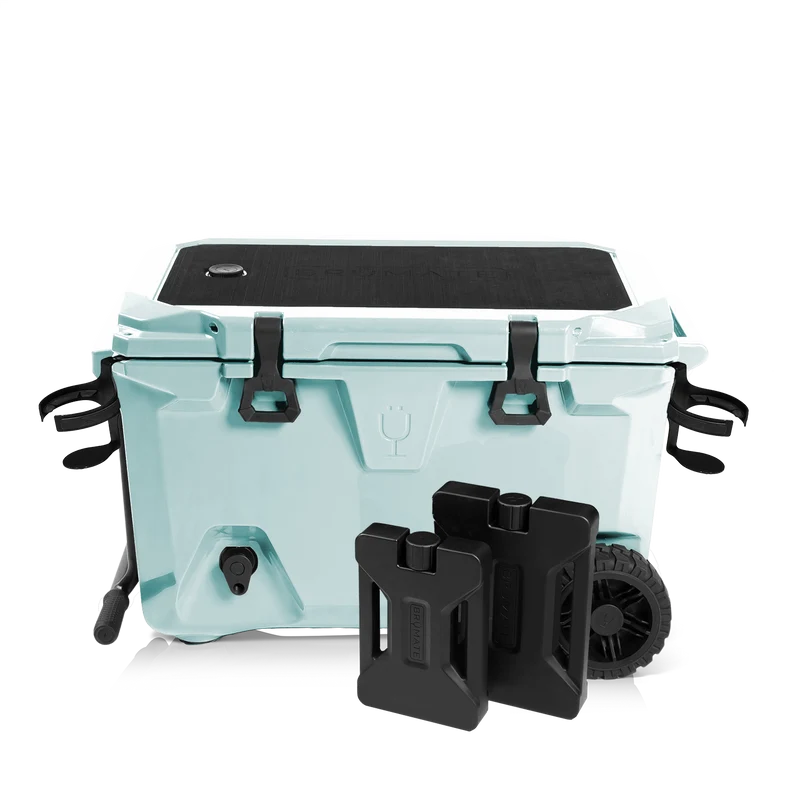 BrüTank 55-Quart Double Drink Holder Cooler Bundle | Blue Agave
