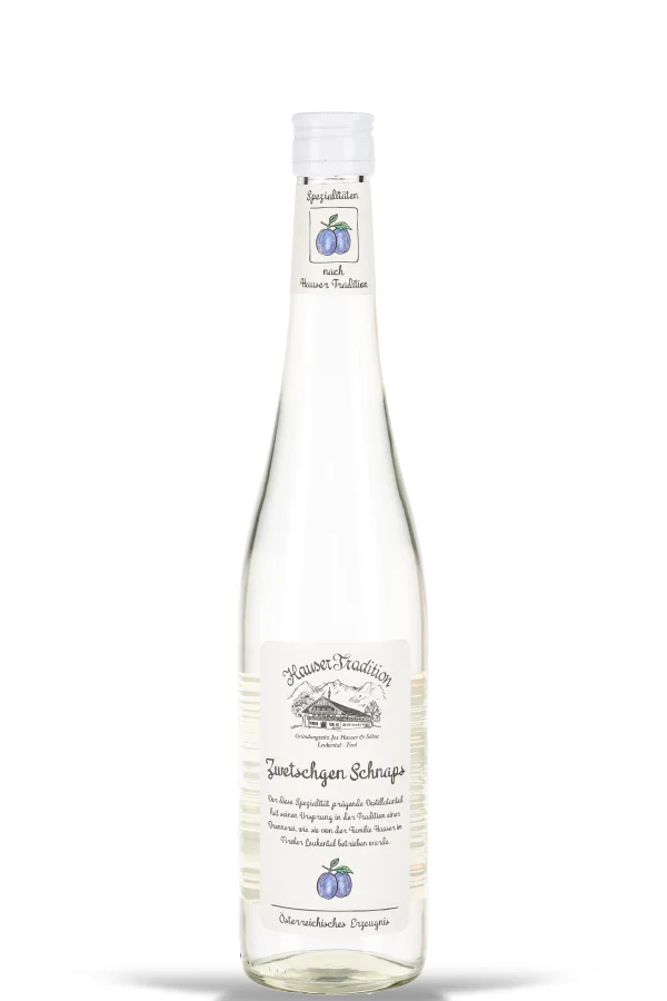 Hauser Tradition Zwetschgen-Schnaps 35% vol. 0.7l