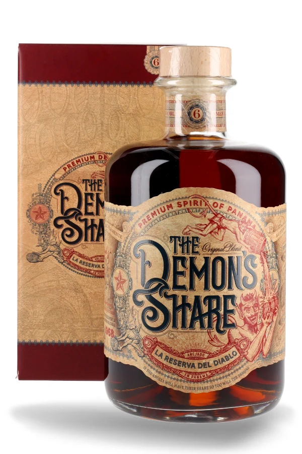 THE DEMON´S SHARE 6 Years Old - La Reserva del Diablo im Geschenkkarton 40% vol. 3l