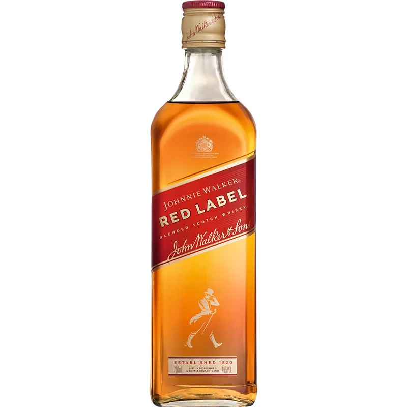 Johnnie Walker Red Label Blended Scotch Whisky 40% 0,7 Liter