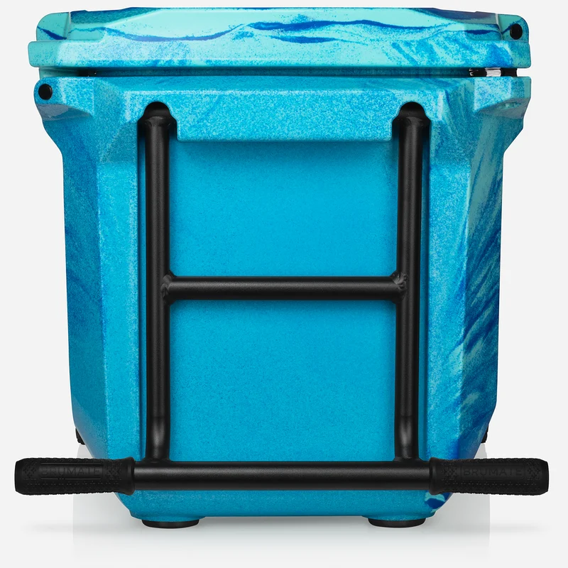 BrüTank 55-Quart Double Drink Holder Cooler Bundle | Ocean Swirl