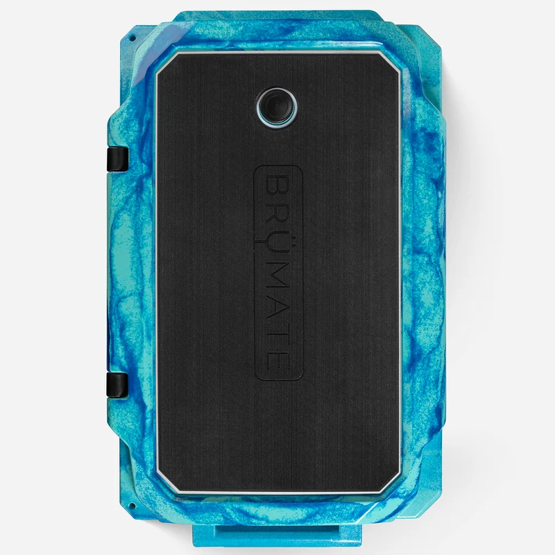 BrüTank 55-Quart Double Drink Holder Cooler Bundle | Ocean Swirl