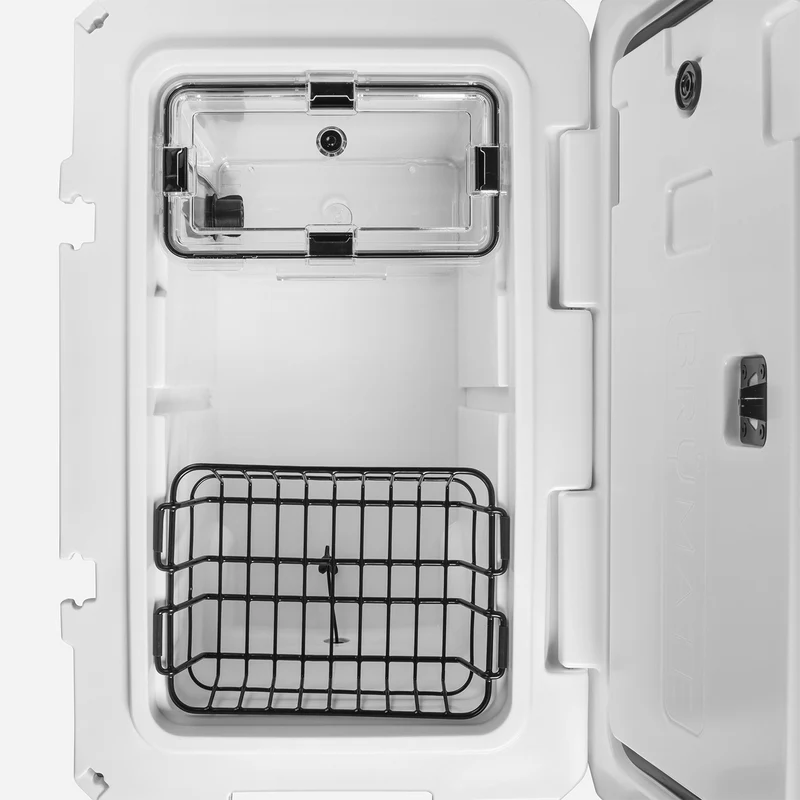 BrüTank 55-Quart Double Drink Holder Cooler Bundle | Ice White