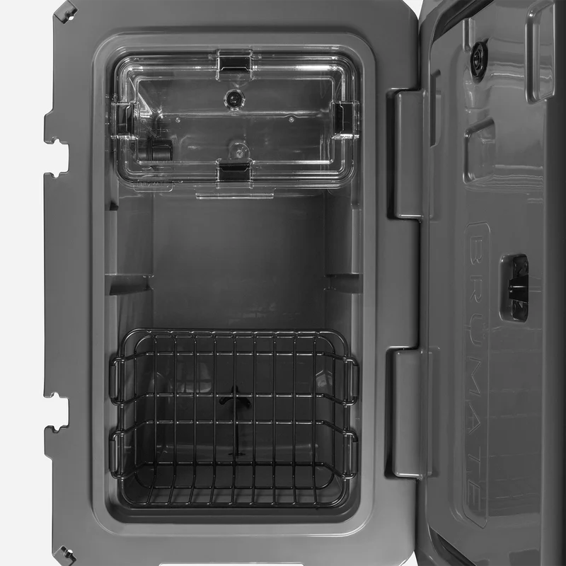 BrüTank 55-Quart Double Drink Holder Cooler Bundle | Charcoal