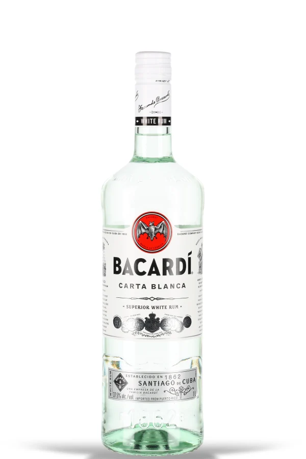 Bacardi Carta Blanca Superior White Rum 37.5% vol. 1l
