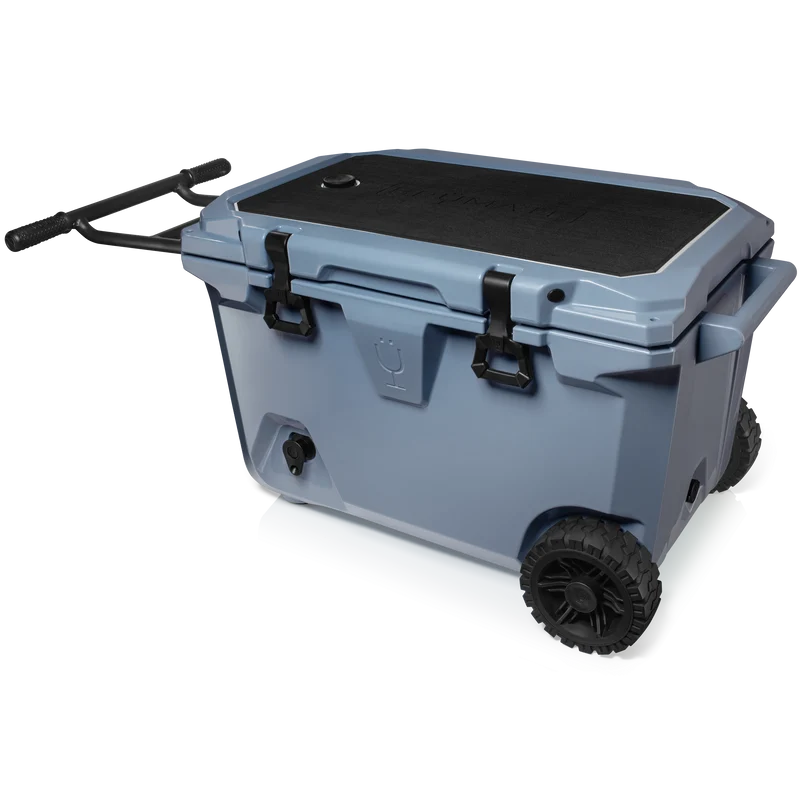 BrüTank 55-Quart Double Drink Holder Cooler Bundle | Denim