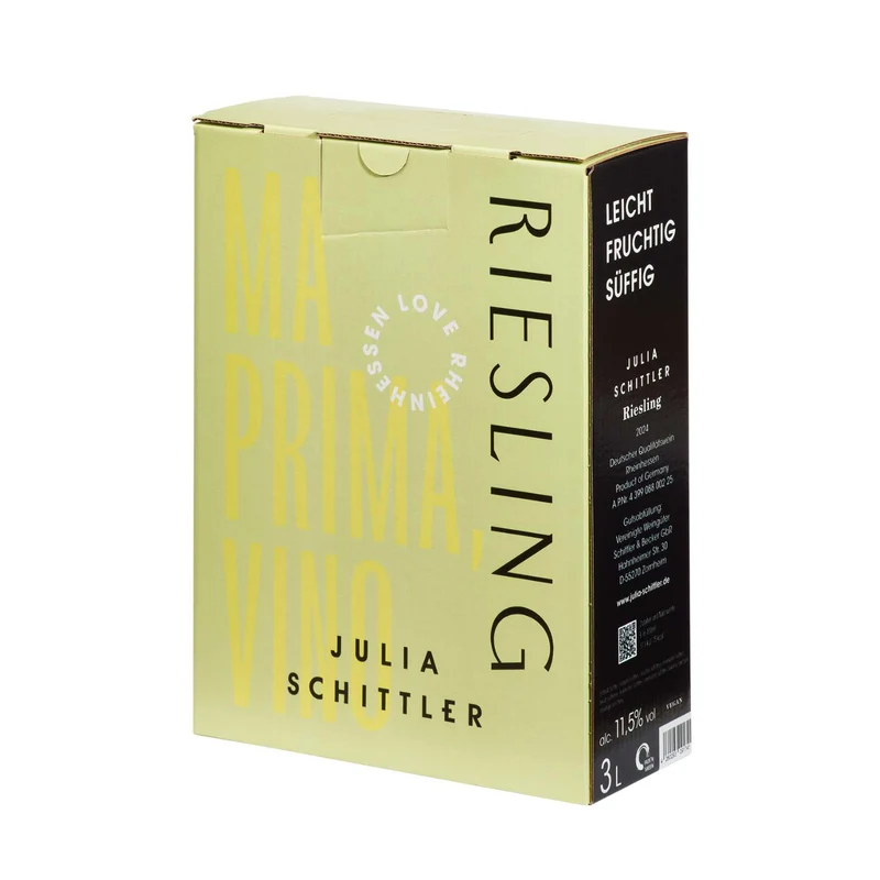 Julia Schittler Riesling Bag In Box BIB 3,0L 2025 Ma Prima Vino