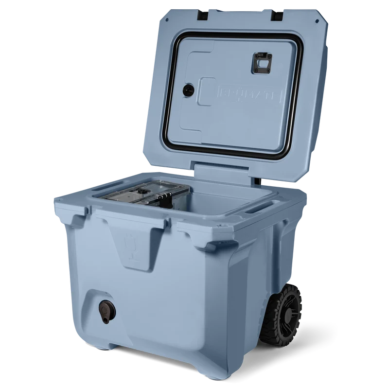 BrüTank 35-Quart Rolling Cooler | Denim