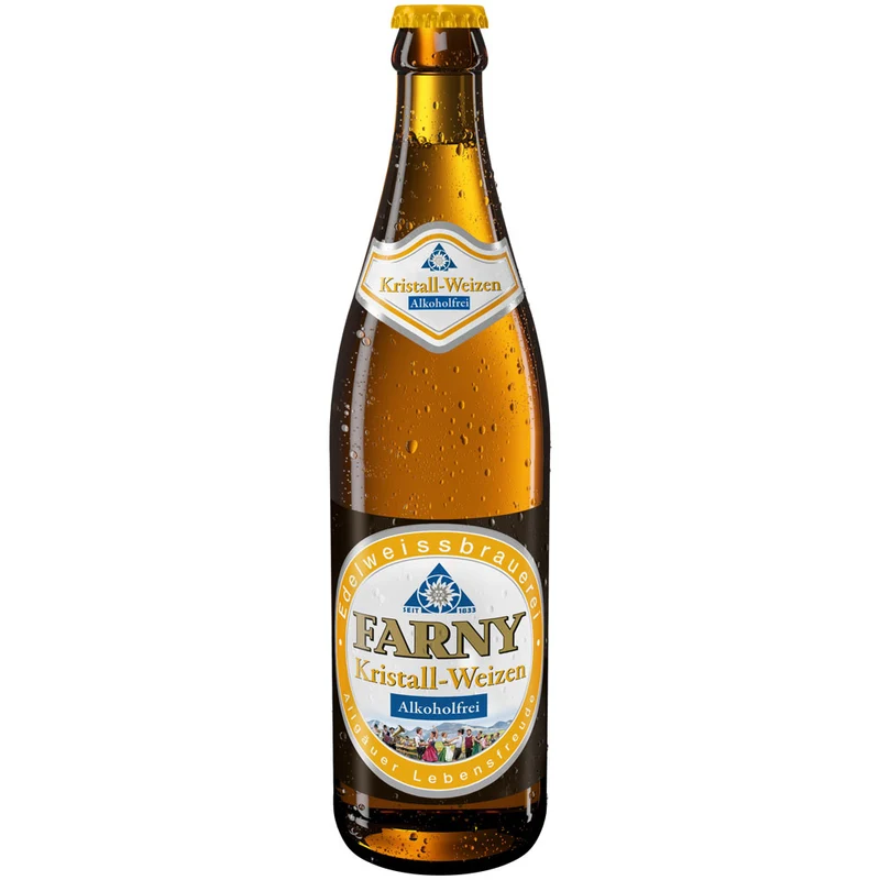 Farny Kristall-Weizen Alkoholfrei 20x 0,5 Liter (MEHRWEG)