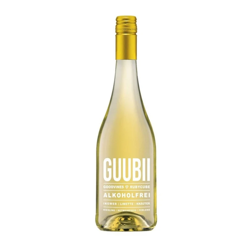 Goodvines GUUBII Sekt-Aperitif Limette-Ingwer entalkoholisiert