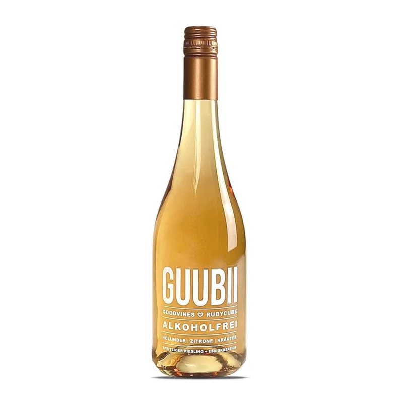 Goodvines GUUBII Sekt-Aperitif Holunder-Zitrone entalkoholisiert