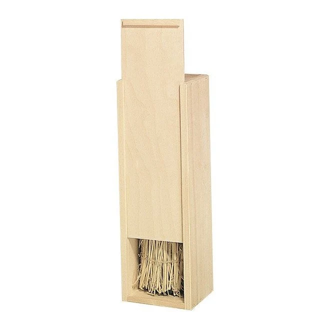 Holzkiste mit Schiebedeckel - 1er Natur