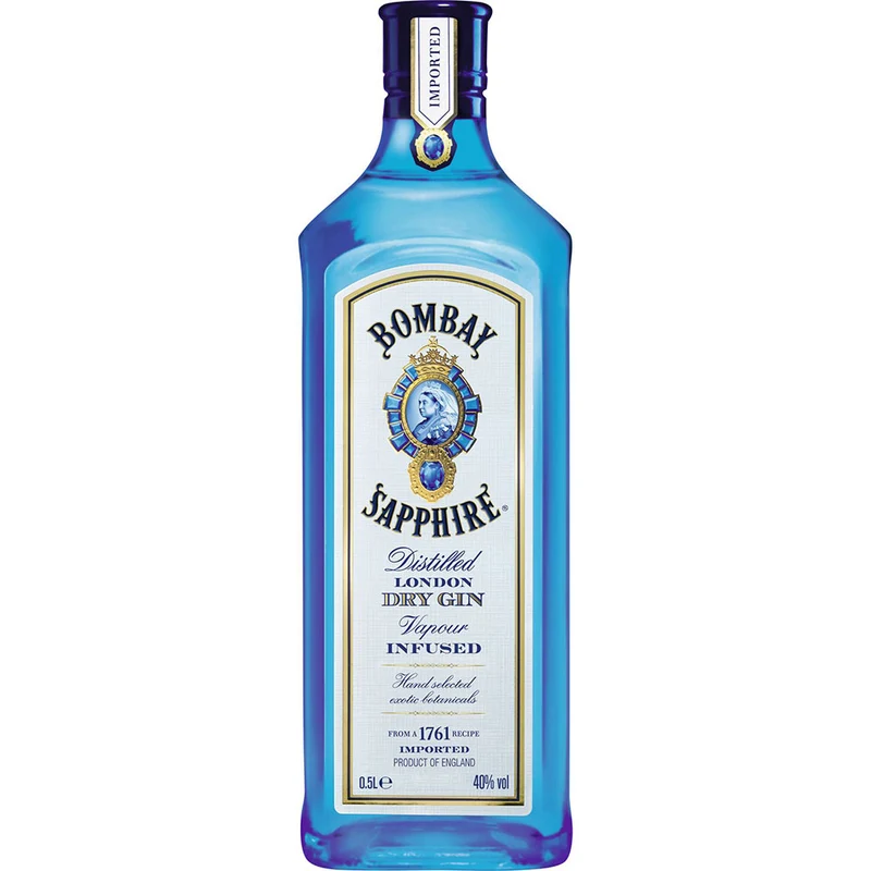 Bombay Sapphire London Dry Gin 40% 0,5 Liter