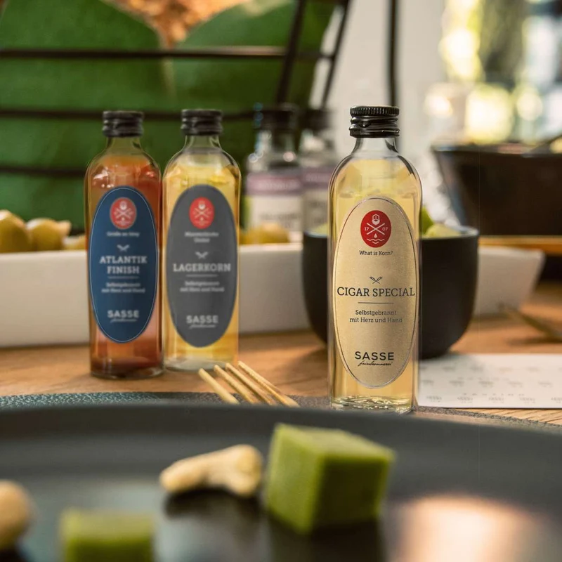 Feinbrennerei Sasse Lagerkorn Tastingbox 3x40ml