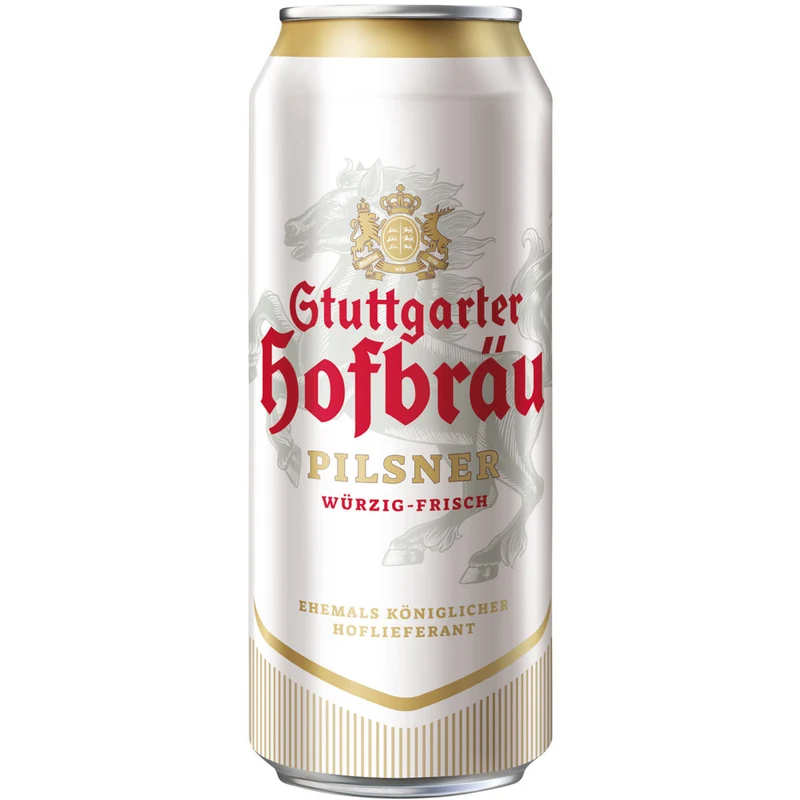 Stuttgarter Hofbräu Pilsner Dose 24x 0,5 Liter (EINWEG)